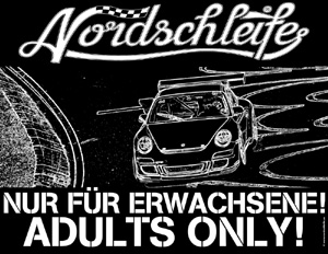 T-Shirt Nordschleife Nur fr Erwachsene Adults only